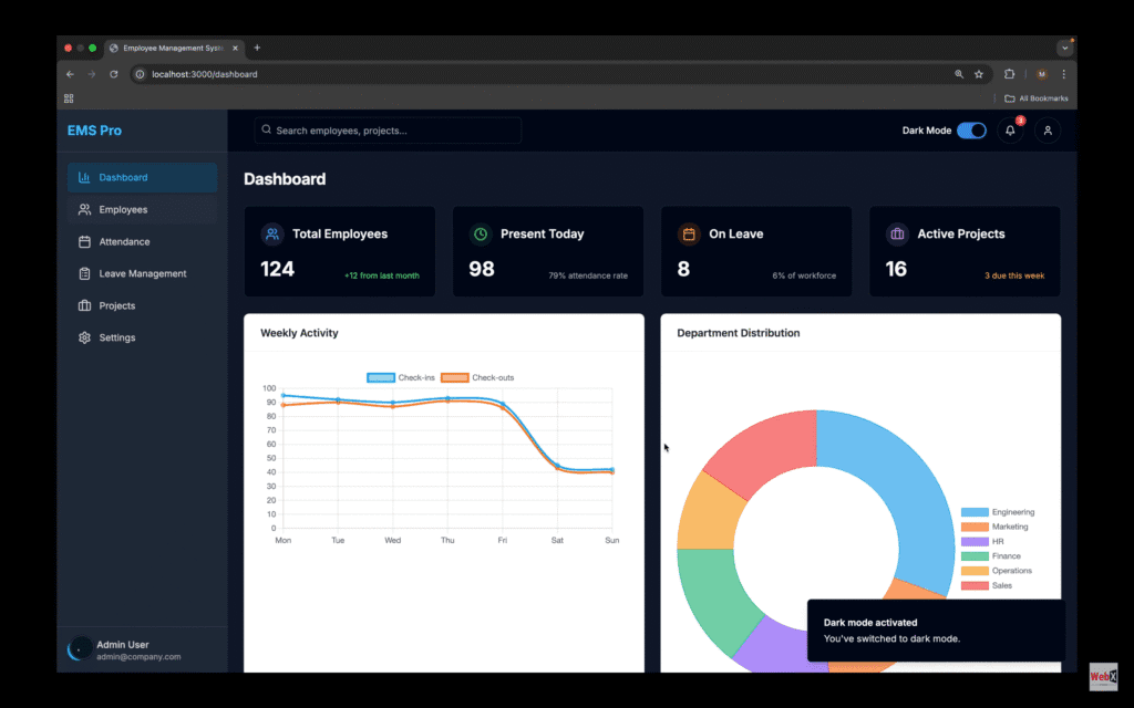 Employee Management System Source Code | Next.js 15 + React