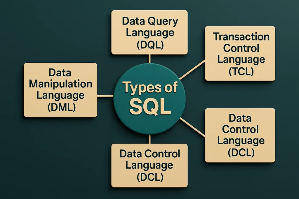 SQL Commands के प्रकार