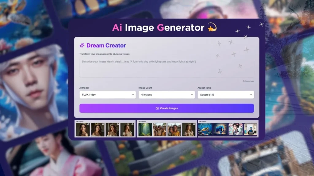 ai image generator website source code