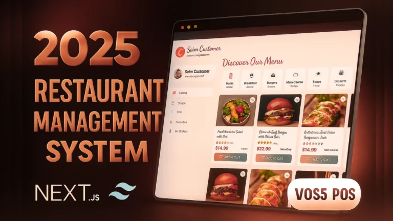 restaurant management system project in react js