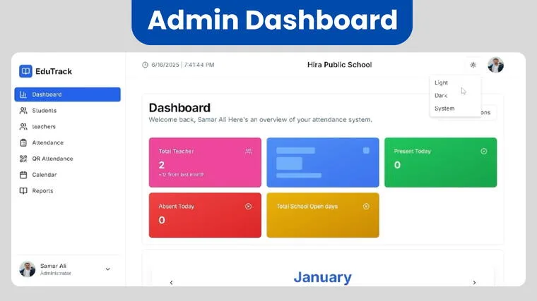 Student Attendance Management System Project with Source Code (MERN ...