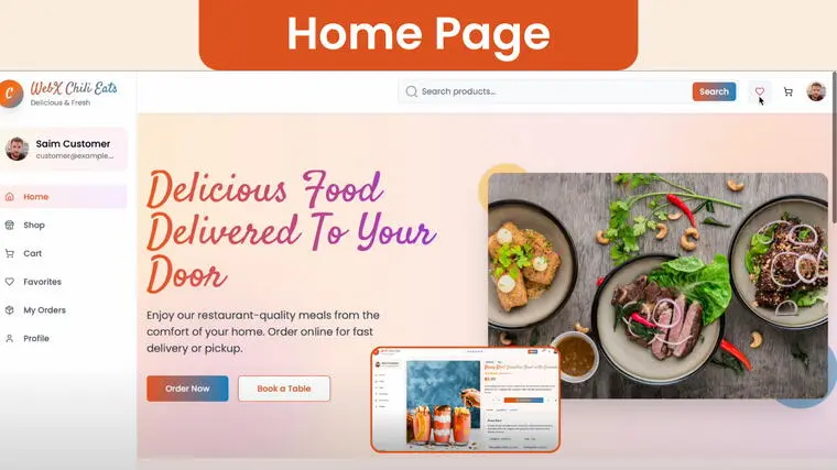 next.js-restaurant-management-HomePage-screenshot