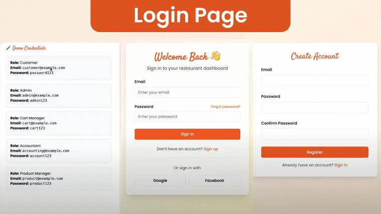 next.js-restaurant-management-LoginPage-With-Role-Based-screenshot
