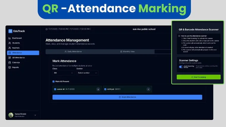Student Attendance Management System Project with Source Code (MERN ...